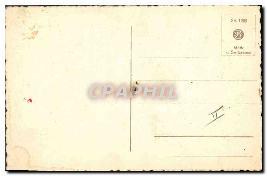 CPA Fantaisie Illlustrateur Fleurs  — Verso