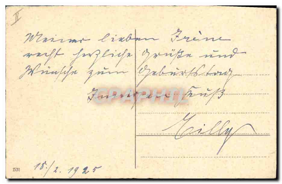 CPA Fantaisie Illlustrateur Fleurs  — Verso