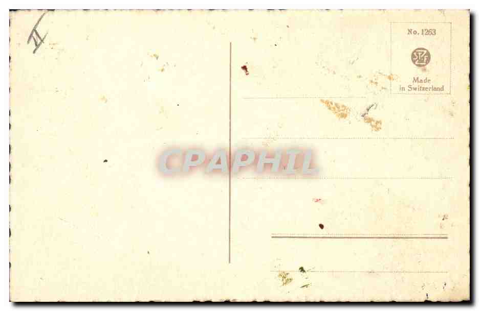 CPA Fantaisie Illlustrateur Fleurs  — Rückseite