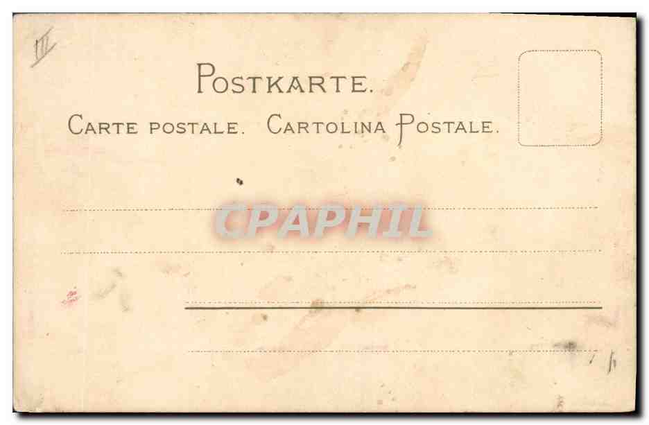 CPA Fantaisie Illlustrateur Fleurs  — Verso