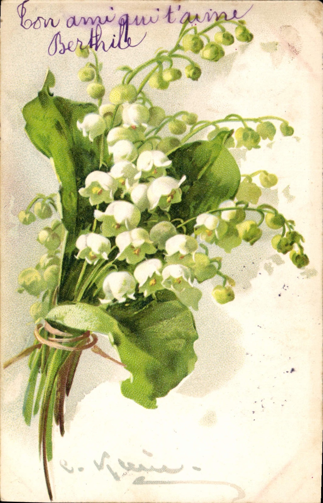 Bouquet de muguet — éditeur E. Raim — n° 12650