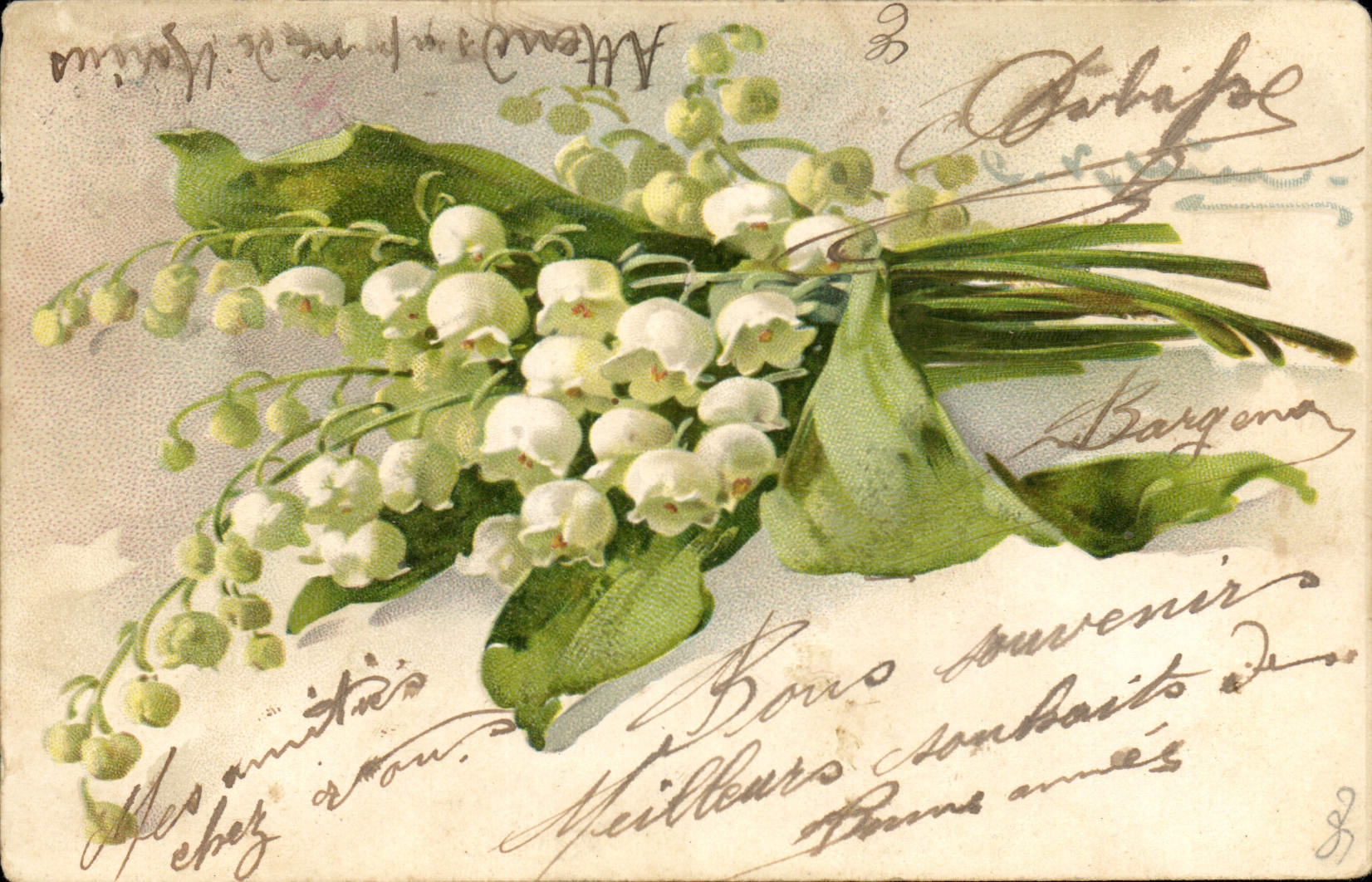 CPA Fantaisie Illlustrateur Fleurs 
