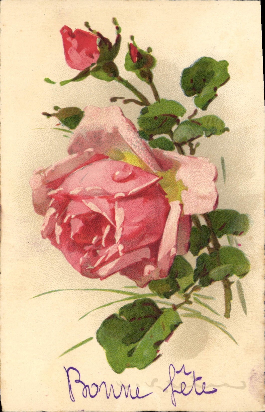 CPA Fantaisie Illlustrateur Fleurs 
