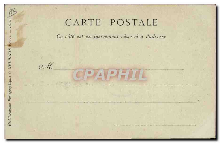 Nîmes — Ein Muletta-Pass — Veuve AUBAC, Boulevard de l'Esplanade, 6 — Rückseite