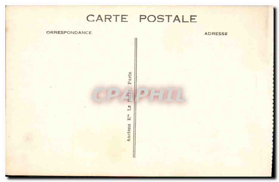 Intérieur du Transatlantique 'PARIS' — Salle à manger des 3ères Classes — Éditeur A. L. Toffarre — Verso