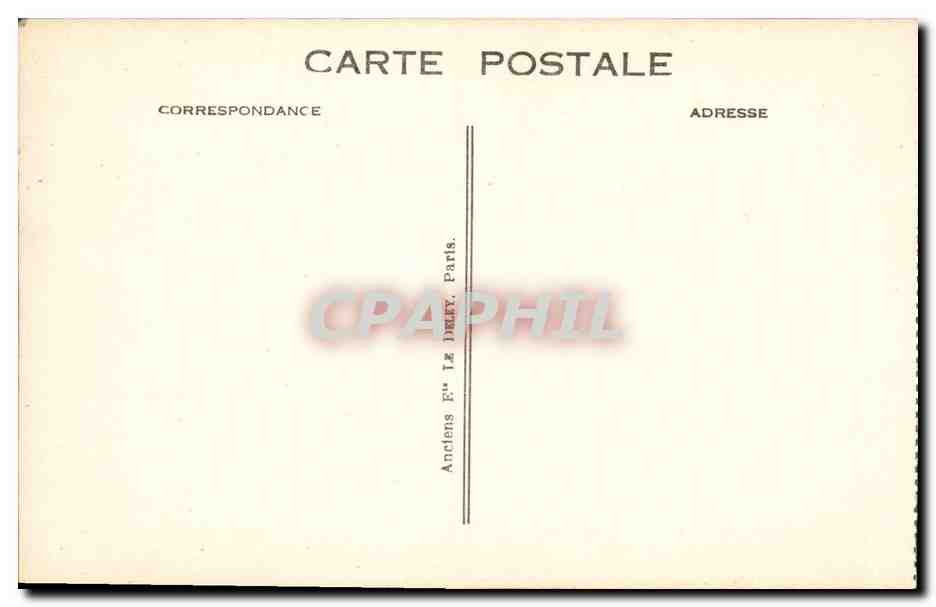 Interior del Transatlántico "PARIS" — El Café-Terrasse — G. F. Le Havre, n°17 — Reverso