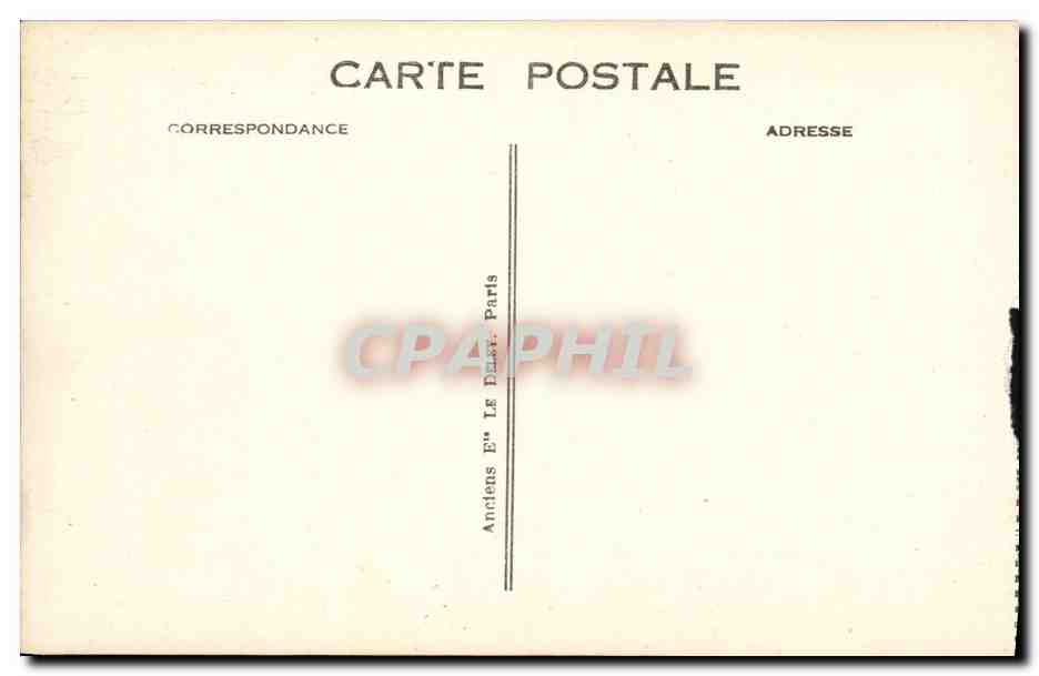 Intérieur du Transatlantique "PARIS" — Fumoir des 2èmes Classes — G. F. Le Havre — Verso