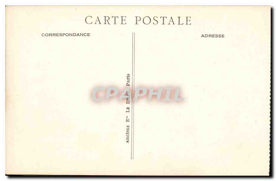 CPA Bateau Paquebot Interieur du Transatlantique Paris La grande descente  — Verso