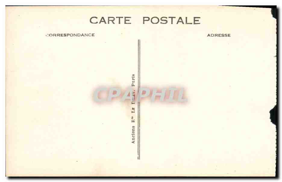 CPA Bateau Paquebot Interieur du Transatlantique Paris Salle a manger des 2eme classes  — Rückseite