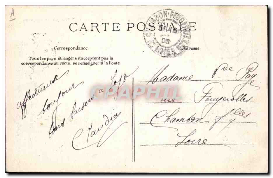 Le Transatlantique "La Provence" — 1900-40 de longueur — Éditeur ELD, n°250 — Verso