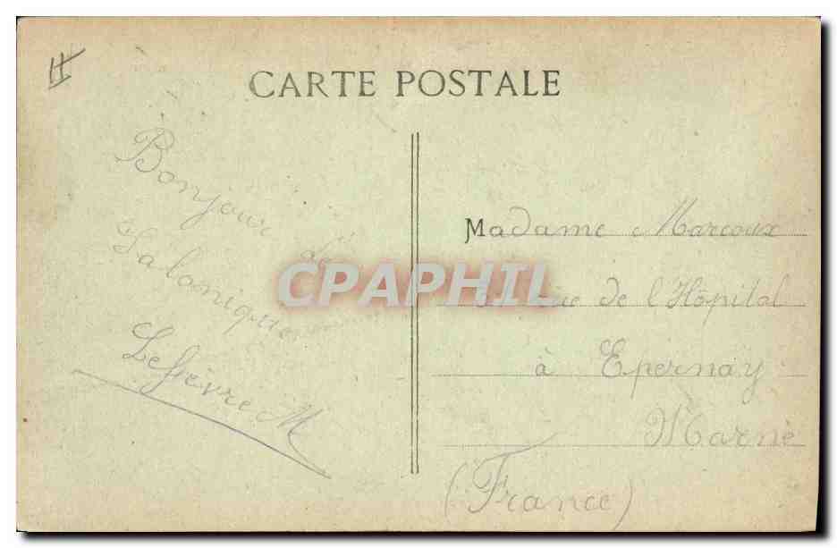 Paquebot Paul Lecat — Nouveau Paquebot Poste Rapide des Messageries Maritimes — éditeur Belge, n° 54, Bayeux, Normandie — Rückseite