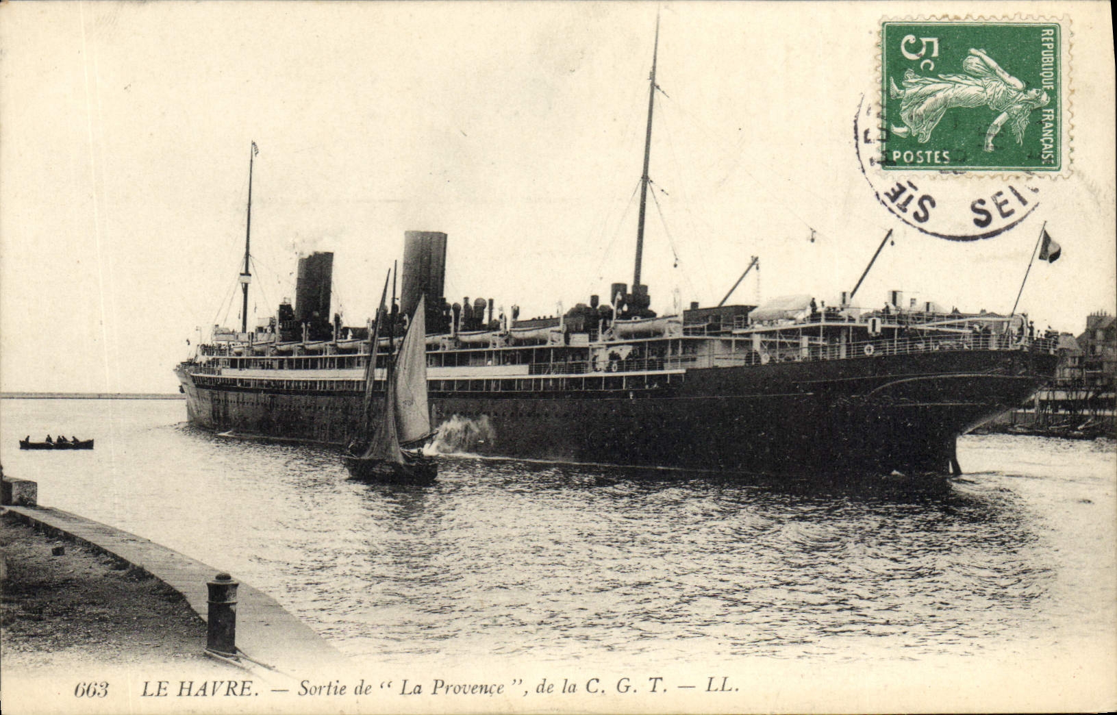Le Havre — Sortie de « La Provence », de la C.G.T. — LL. — N° 6663