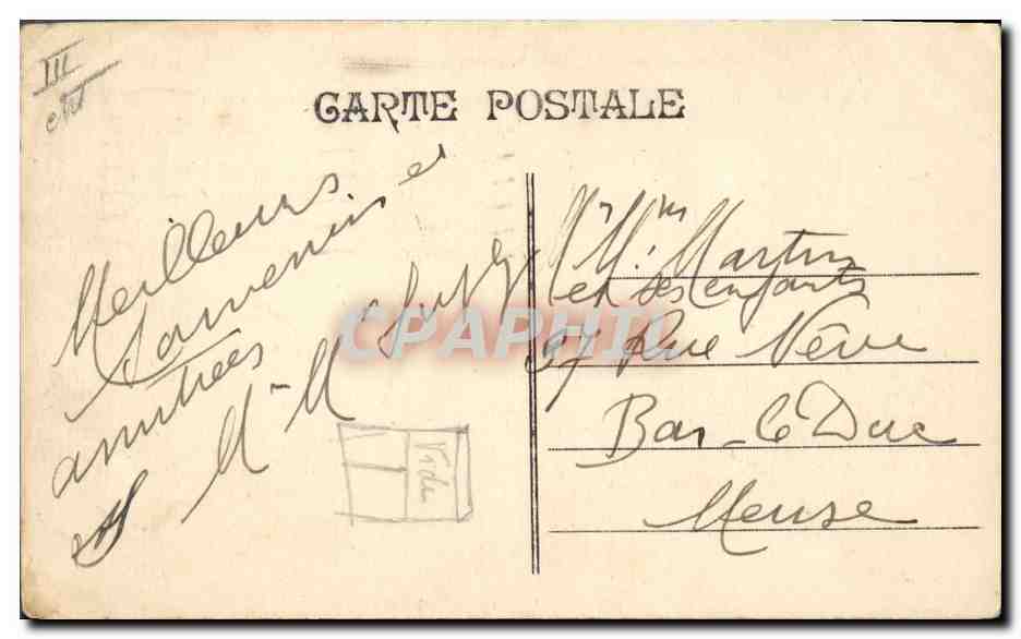 CPA Bateau Paquebot SS Providence Cie Cyprien Fabre  — Verso