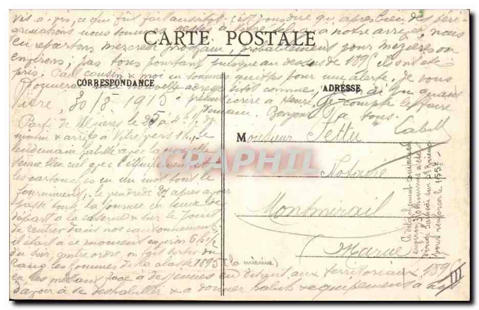 CPA Folklore Lits Clots Causette matinale  — Verso