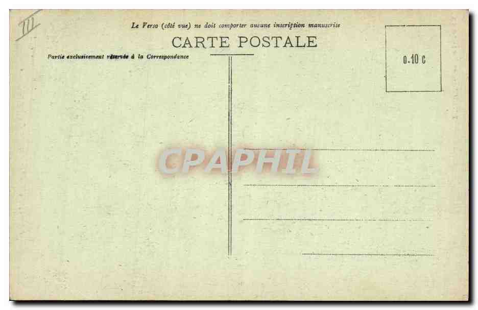 CPA Folklore Lits Clots  — Verso