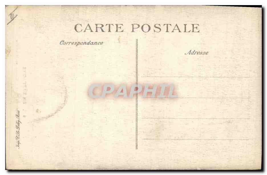 CPA Folklore Lits Clots  — Verso