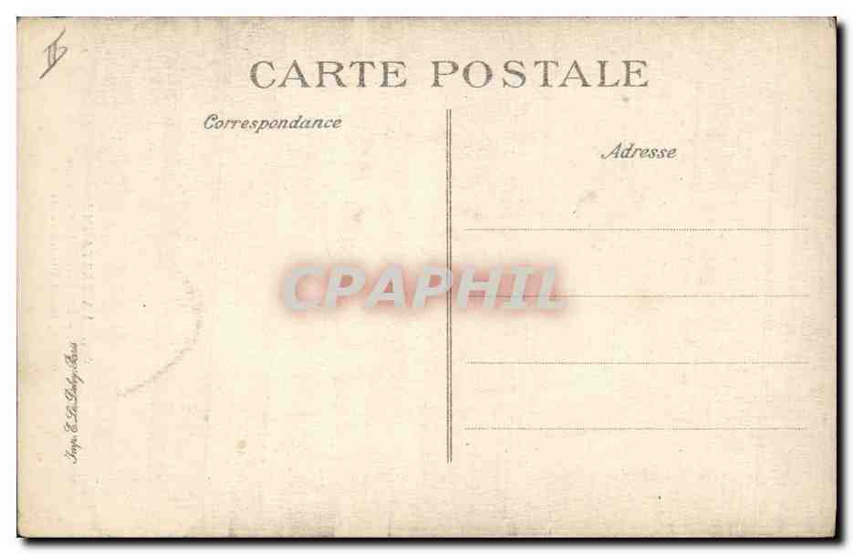 CPA Folklore Lits Clots  — Verso
