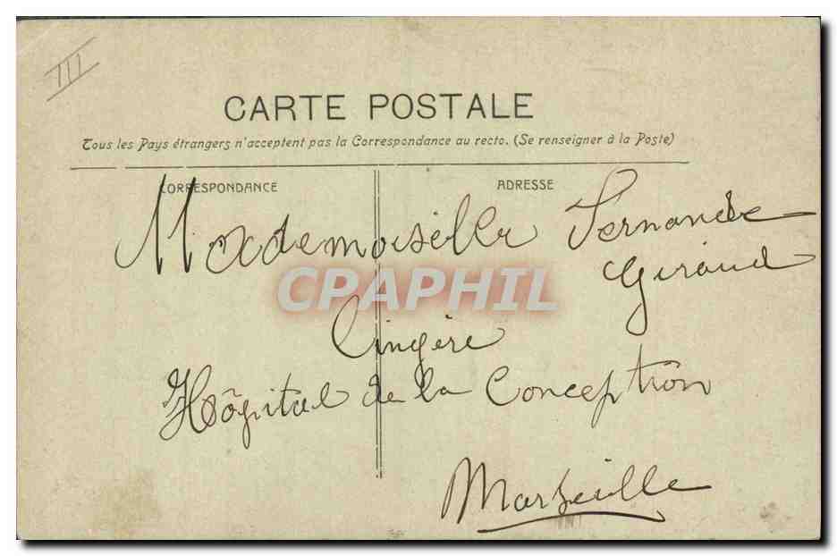 CPA Fantaisie Paques Poisson Enfant Fleurs — Verso