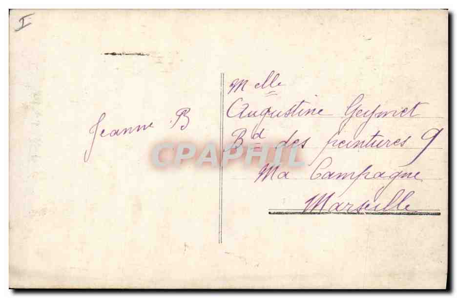 CPA Fantaisie Paques Poisson Enfant  — Rückseite