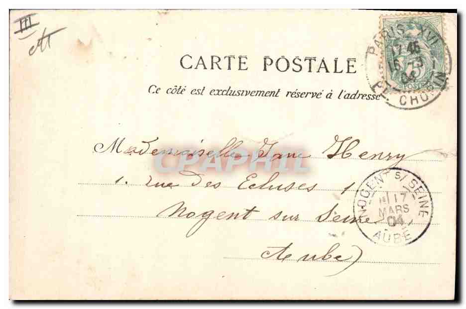 CPA Chasse a courre Foret de Rambouillet Rendez vous aux Buttes de Rochefort — Verso
