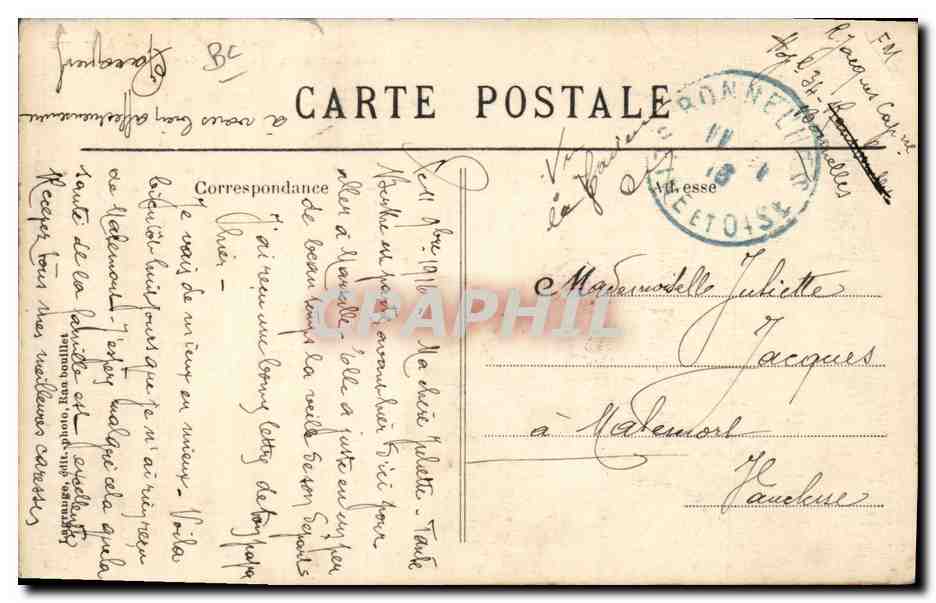 Forêt de Rambouillet — Chasses à courre — La Duchesse d'Uzès et la Duchesse de Luynes — Reverso