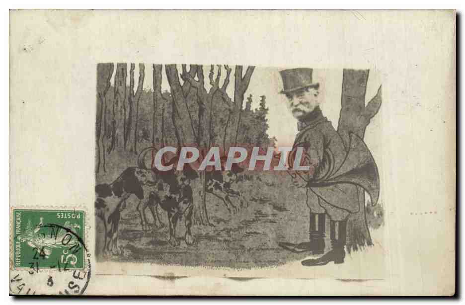 Chasseur en forêt — Éditeur : C. P. M. — N° 3160