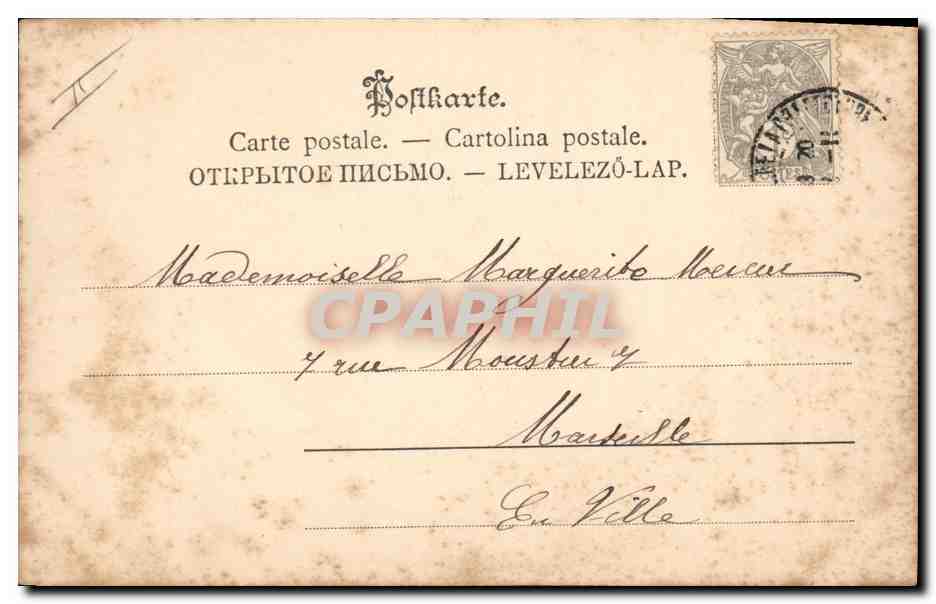 CPA Fantaisie Illlustrateur Enfants  — Rückseite