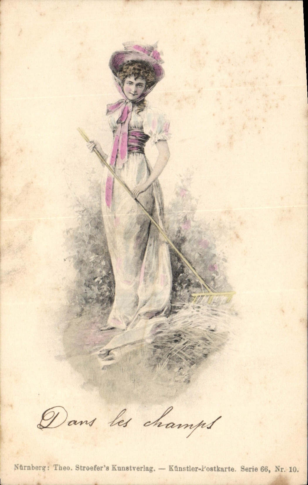 CPA Fantaisie Illlustrateur Femme 