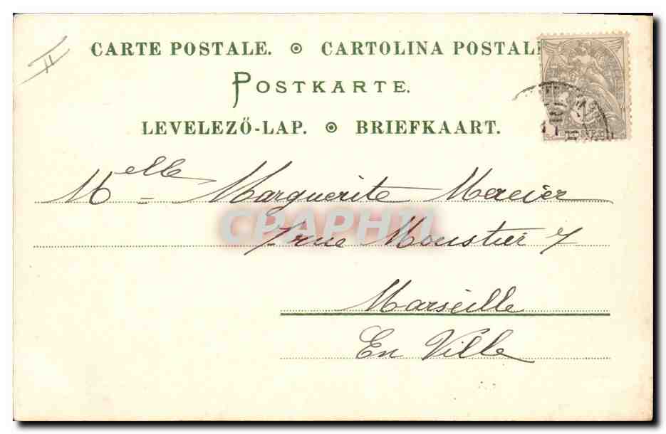 CPA Fantaisie Illlustrateur Femme  — Rückseite