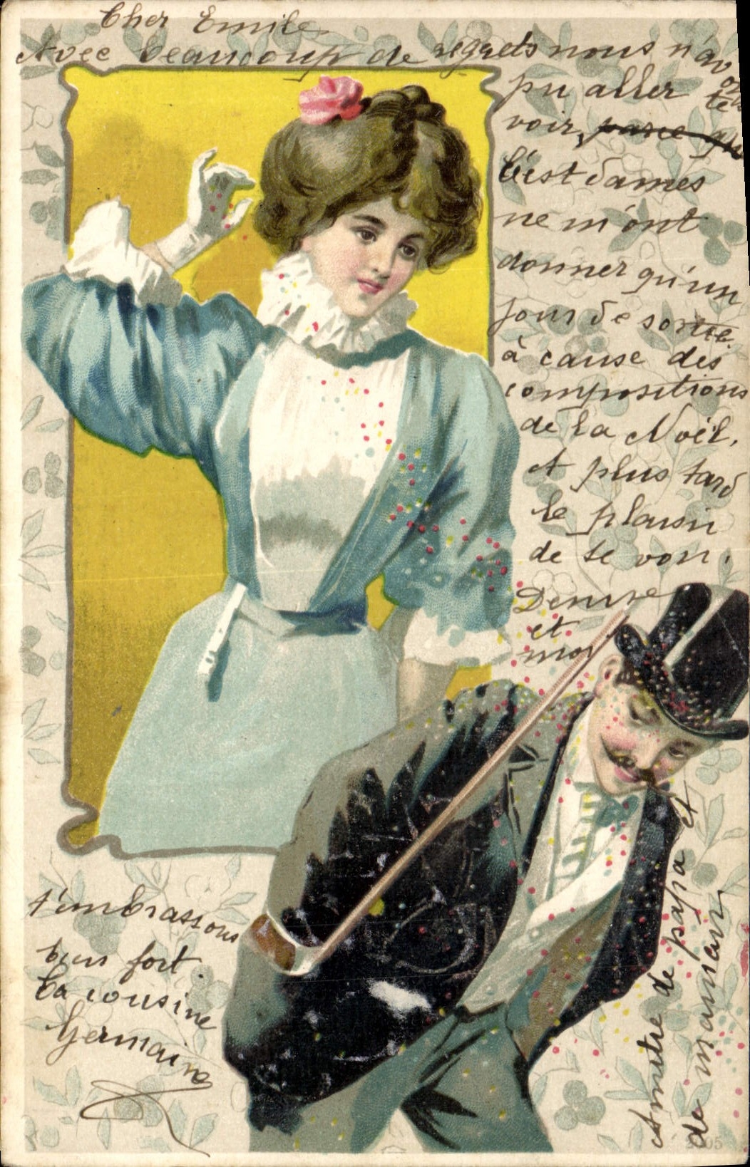 CPA Fantaisie Illlustrateur Femme 