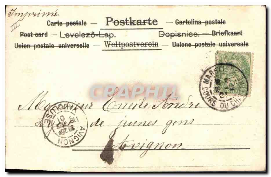 CPA Fantaisie Illlustrateur Femme  — Rückseite