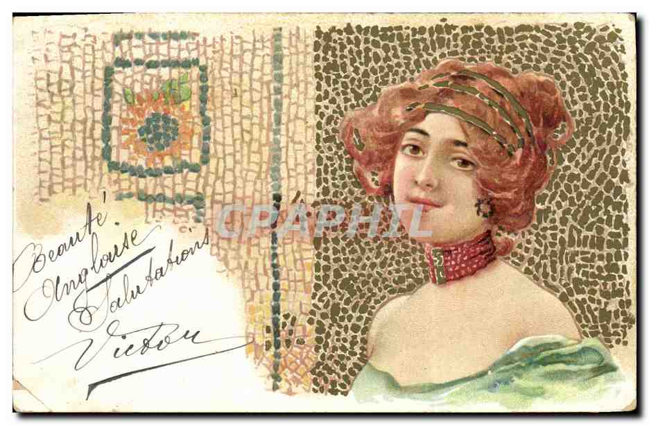 CPA Fantaisie Illlustrateur Femme 