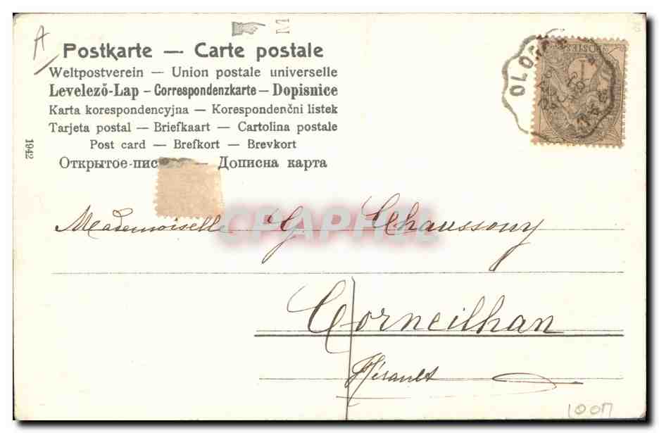CPA Fantaisie Illlustrateur Femme Lapins Lapin  — Rückseite