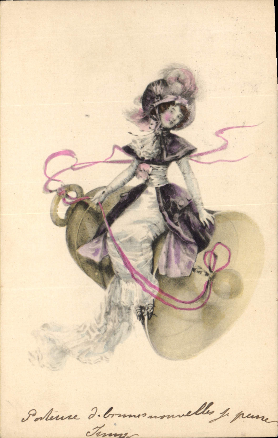 CPA Fantaisie Illlustrateur Femme 
