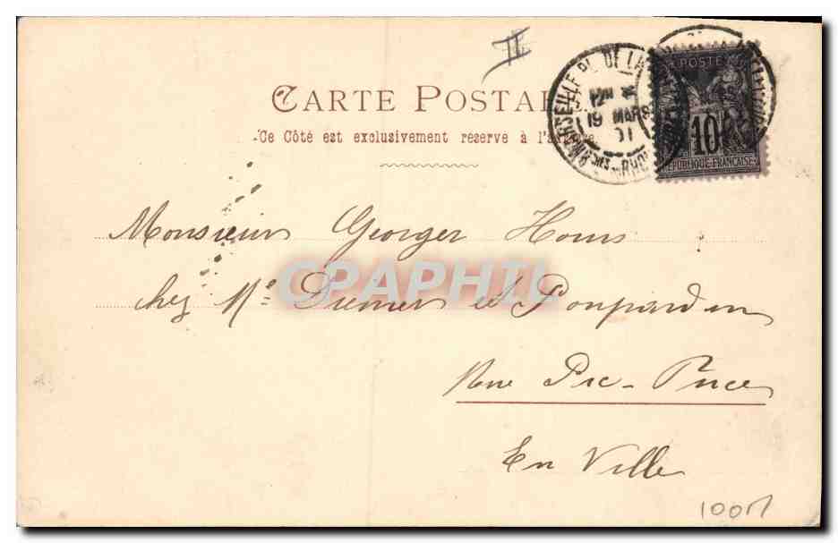 CPA Fantaisie Illlustrateur Femme  — Rückseite