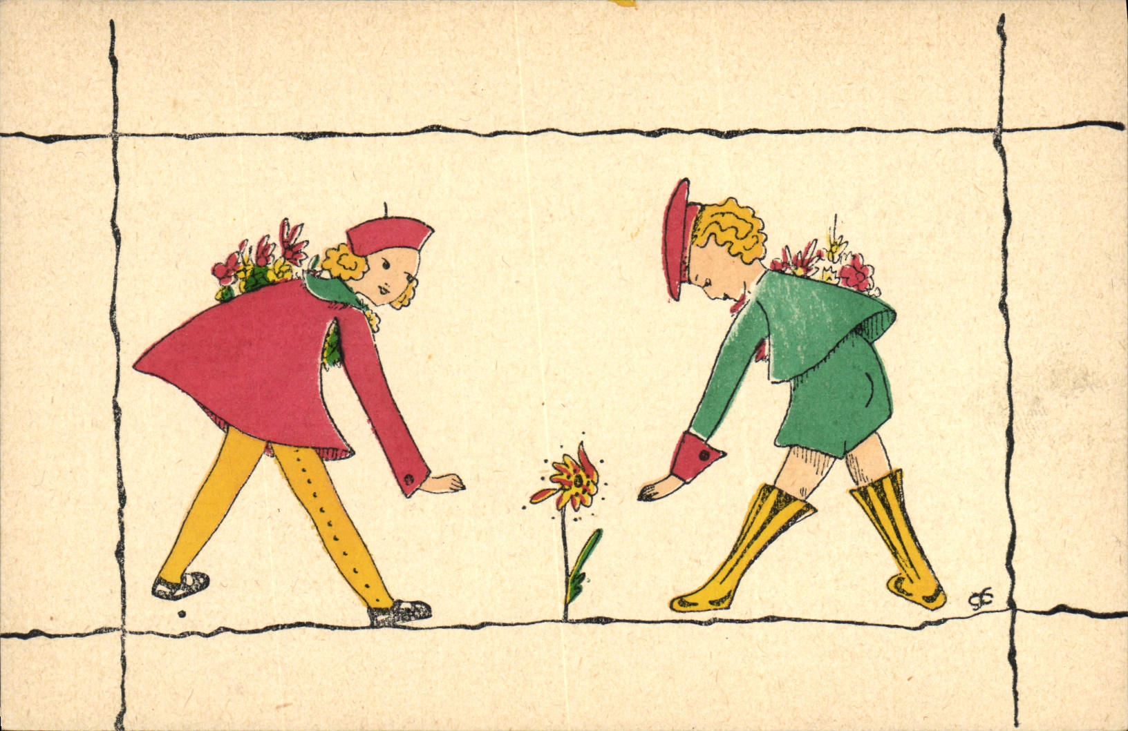 CPA Fantaisie Illlustrateur Enfants 