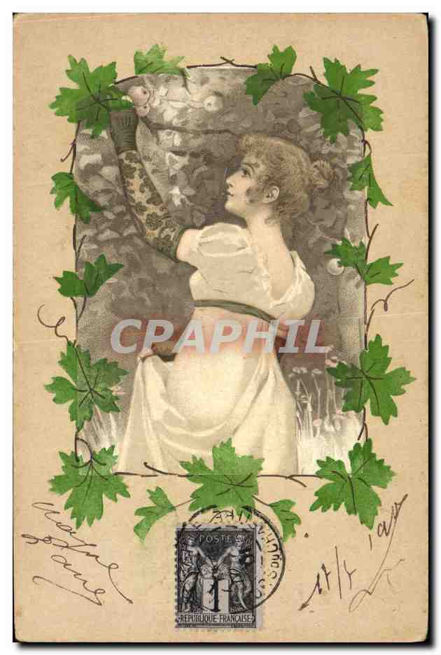 CPA Fantaisie Illlustrateur Femme 