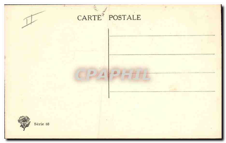 CPA Fantaisie Illlustrateur Enfant Huile de foie de morue  — Rückseite