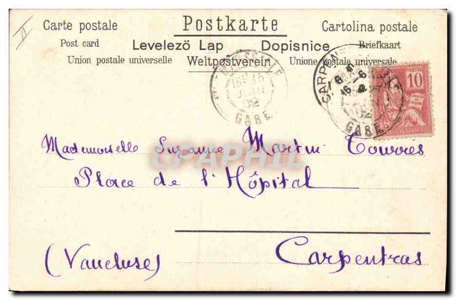 CPA Fantaisie Illlustrateur Enfants  — Rückseite