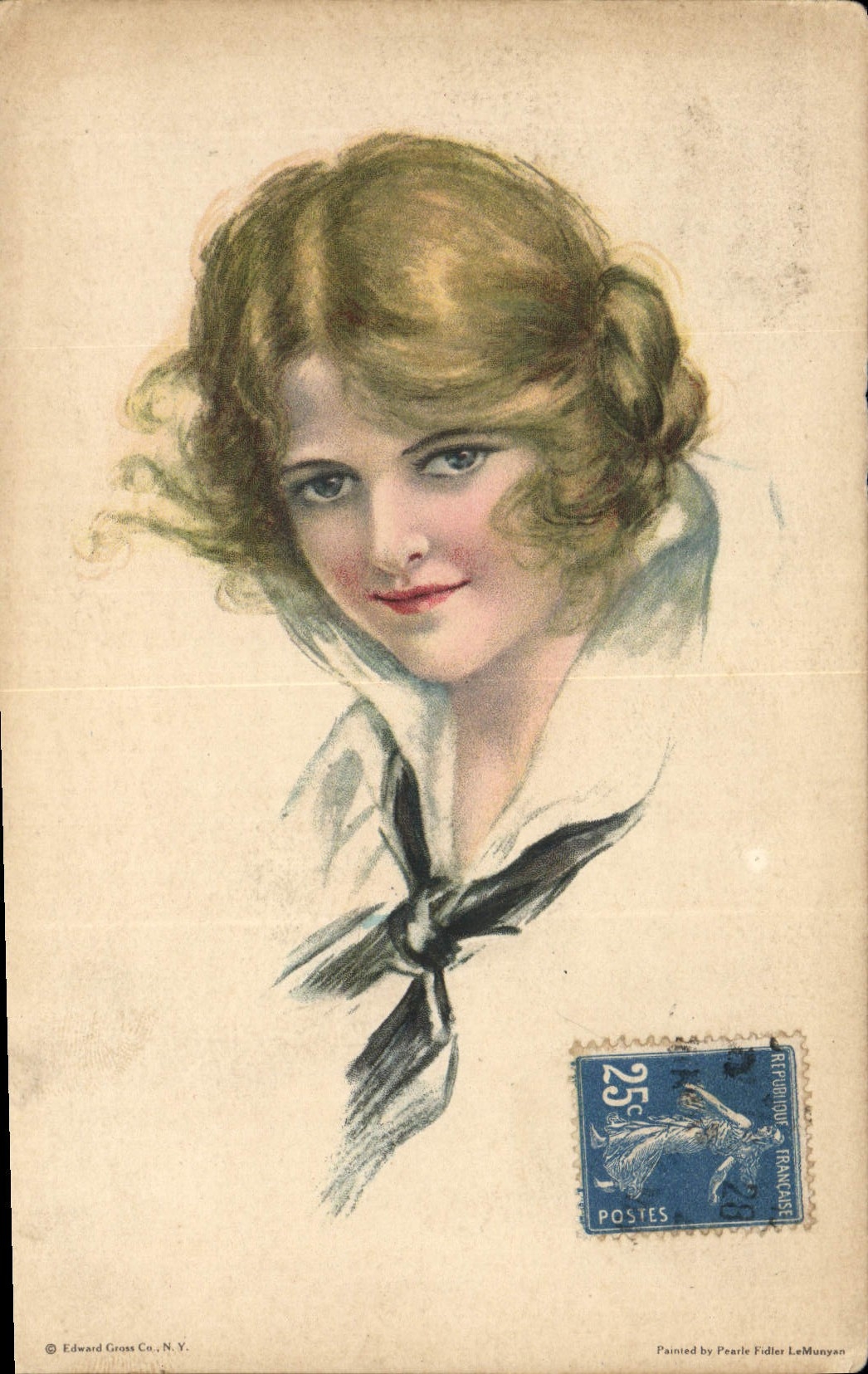 CPA Fantaisie Illlustrateur Femme 