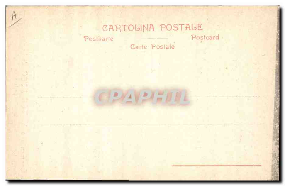 Monumento à Victor Hugo — inauguré le 6 mai 1905 à la villa Umberto I à Rome — éditeur Lucien Pallez — Verso