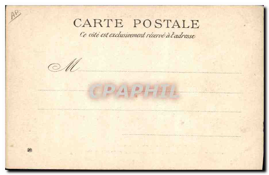 CPA Victor Hugo Centenaire 1802 1902 Paris Place des Vosges Perspective de la Place prise de la maison  — Verso
