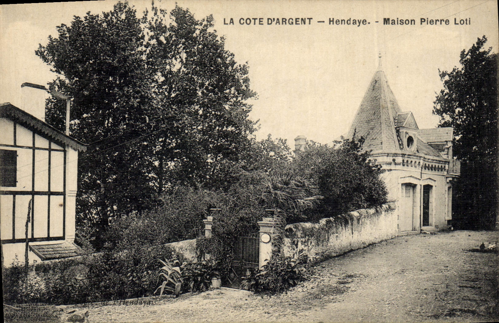 CPA Pierre Loti Hendaye Maison