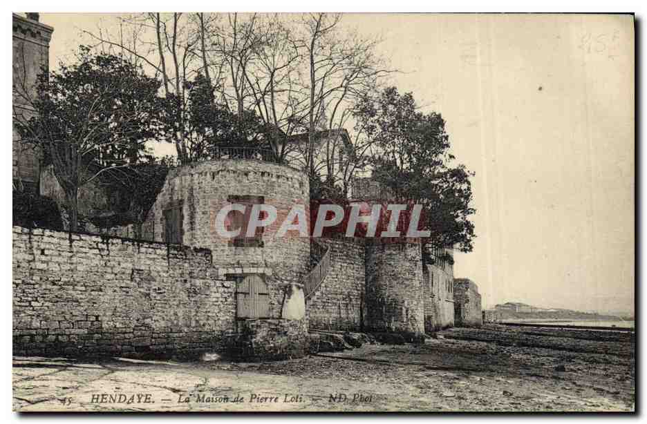 CPA Pierre Loti Hendaye Maison