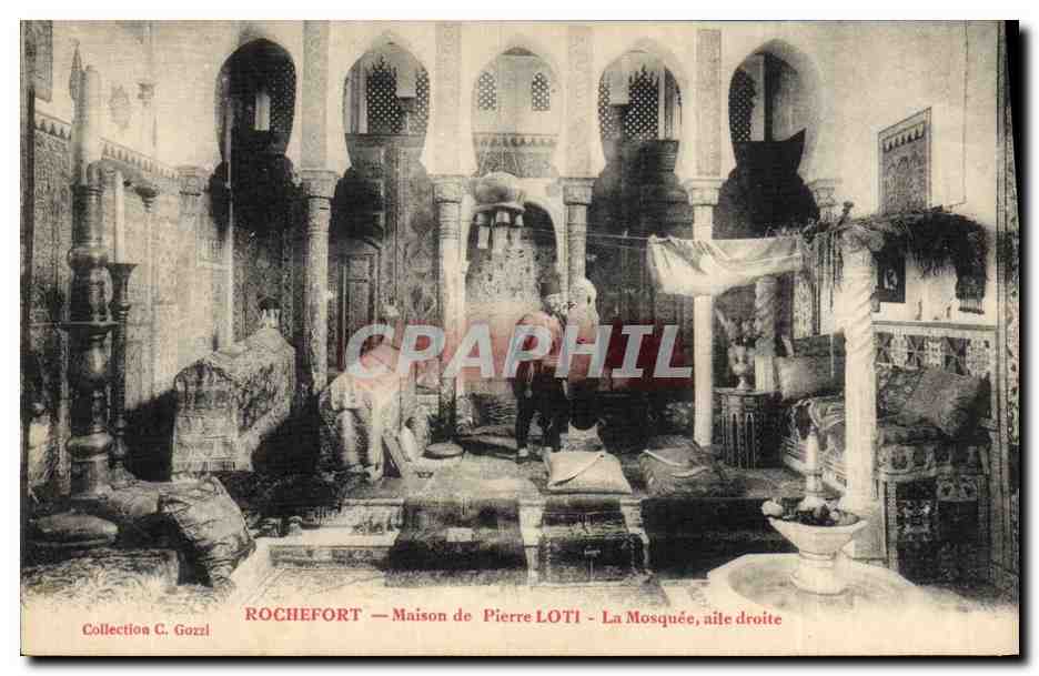 CPA Pierre Loti Rochefort Maison La mosquee aile droite