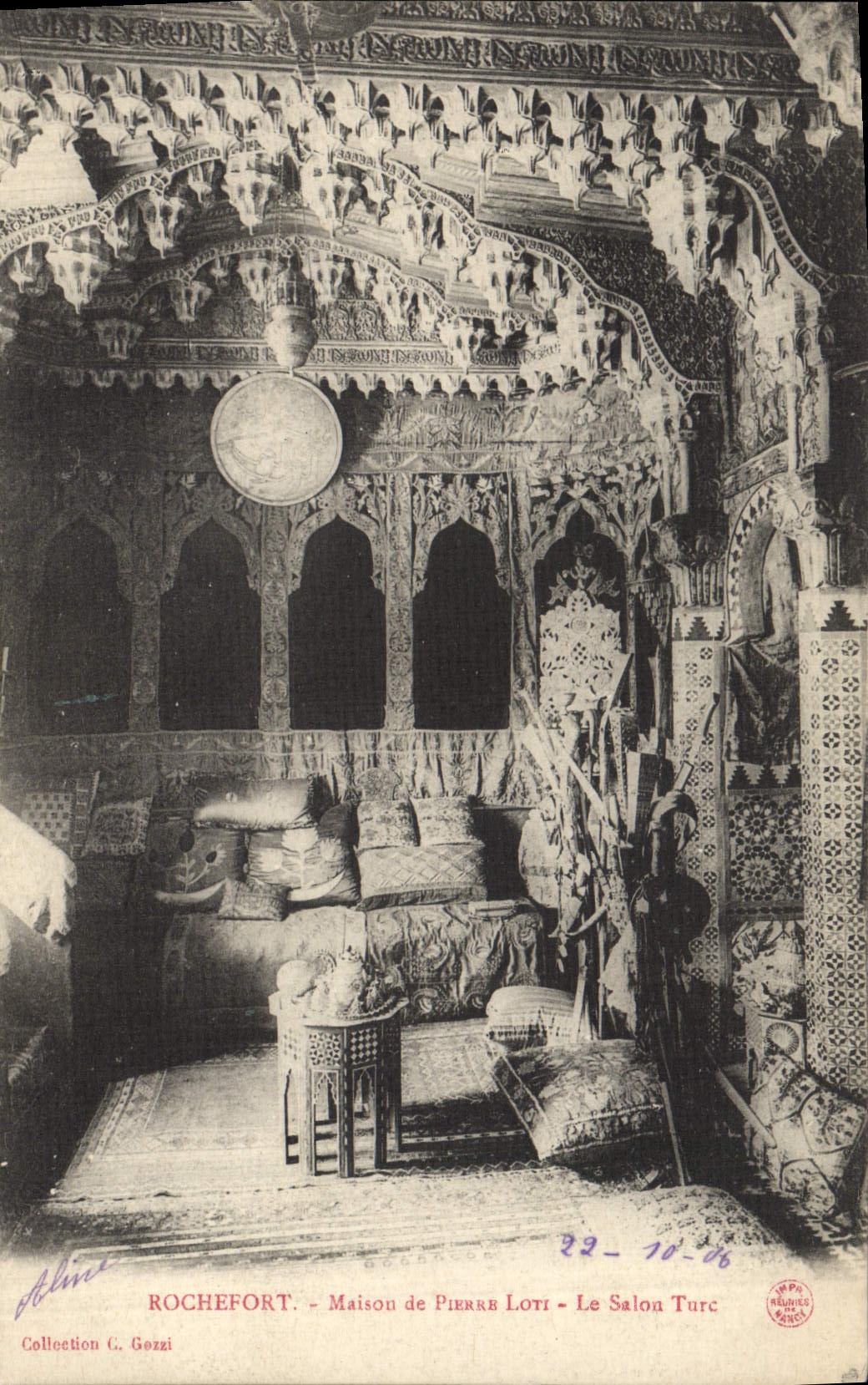 CPA Pierre Loti Rochefort Maison Le salon turc