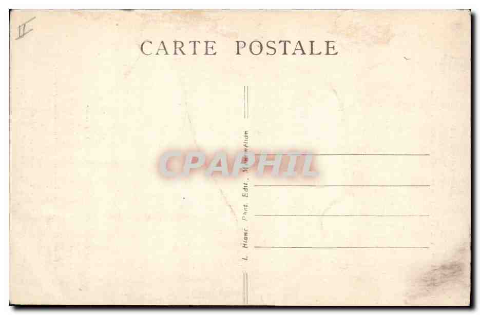 CPA Lamartine Savoie Aix les Bains — Rückseite
