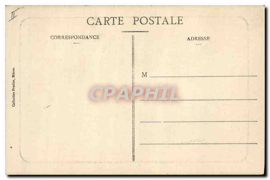 CPA Lamartine par Descaines chien — Rückseite