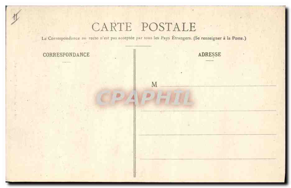 CPA Lamartine  — Rückseite