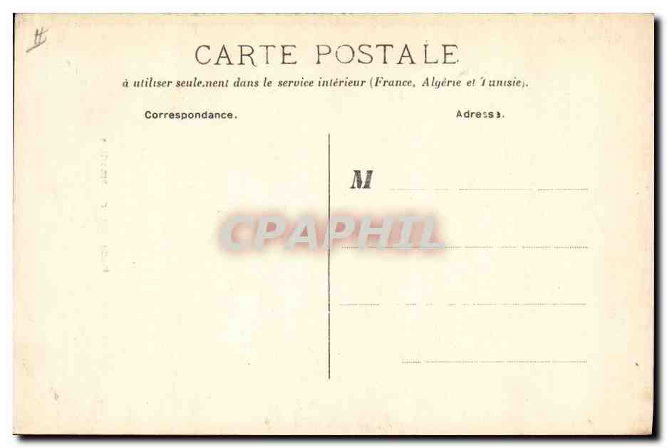 CPA Madame Lamartine  — Rückseite